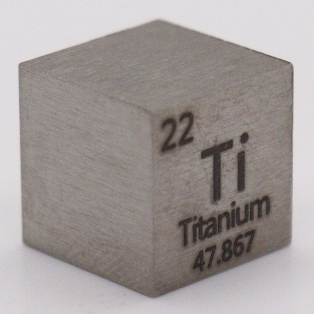 4.506 Grams .995 Fine Titanium Cube at PristineAuction.com