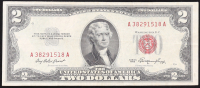 1953 U.S. $2 Legal Tender Note, Red Seal - Fr. 1506 (AA Block) Signed: Priest / Humphreys at PristineAuction.com