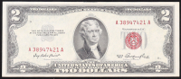 1953 U.S. $2 Legal Tender Note, Red Seal - Fr. 1506 (AA Block) Signed: Priest / Humphreys at PristineAuction.com