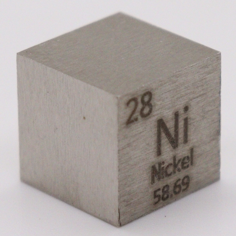 8.9 Grams .995 Fine Nickel Cube at PristineAuction.com