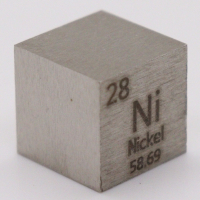 8.9 Grams .995 Fine Nickel Cube at PristineAuction.com