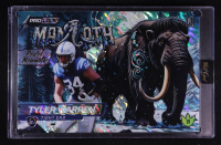 Tyler Warren 2025 Wild Card Alumination Pro-Look Dino-Might Painted Mammoth Jumbo #1/1 RC at PristineAuction.com