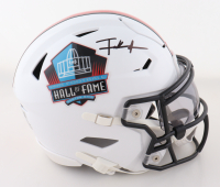 Frank Gore Signed Pro Football Hall of Fame Logo Mid-Size SpeedFlex Helmet With Visor (Beckett) at PristineAuction.com