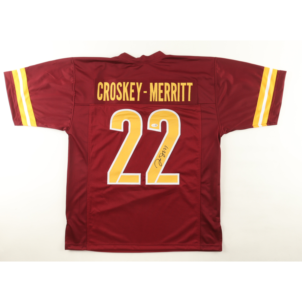 Jacory Croskey-Merritt Signed Jersey (JSA) at PristineAuction.com