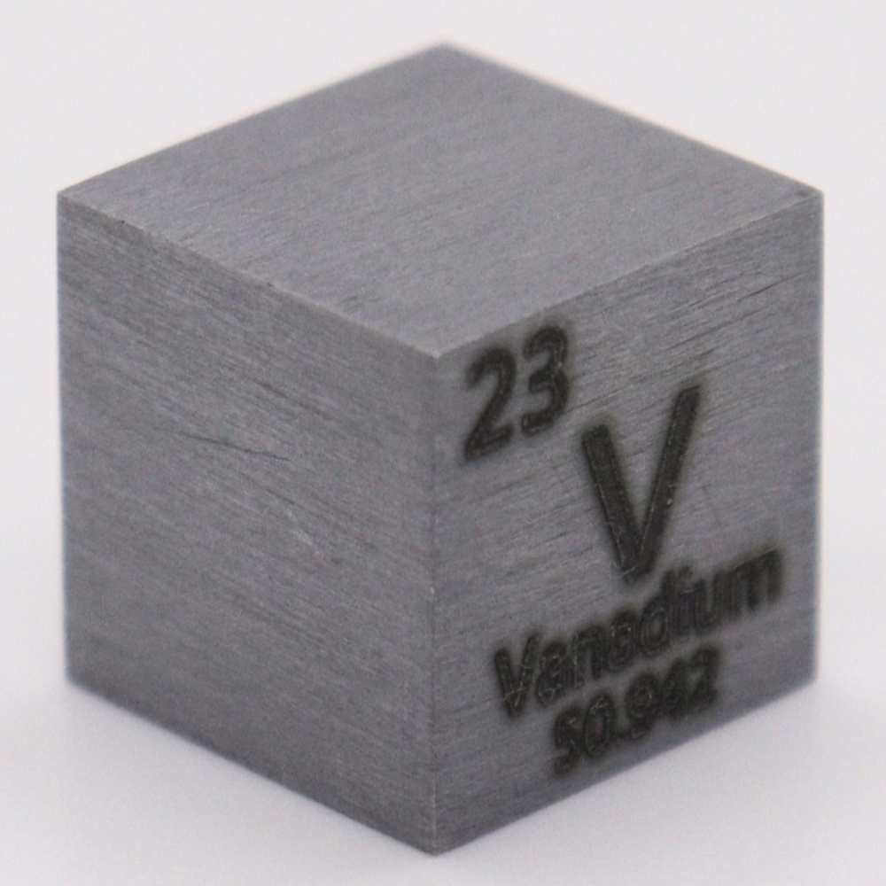 6.1 Grams .999 Fine Vanadium Cube at PristineAuction.com
