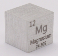 1.74 Grams .999 Fine Magnesium Cube at PristineAuction.com