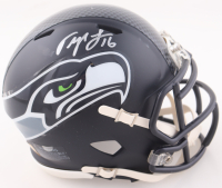 Tyler Lockett Signed Seahawks Speed Mini Helmet (JSA) at PristineAuction.com
