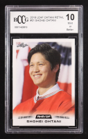 Shohei Ohtani 2018 Leaf Ohtani Retail #01 RC (BCCG 10) at PristineAuction.com