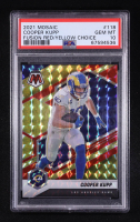 Cooper Kupp 2021 Panini Mosaic Mosaic Choice Fusion Red and Yellow #118 #60/80 (PSA 10) at PristineAuction.com