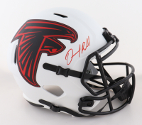 Desmond Ridder Signed Falcons Full-Size Lunar Eclipse Alternate Speed Helmet (Beckett) at PristineAuction.com