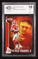 Patrick Mahomes II 2019 Sage Aspire Red #ASP-PM-1 (BCCG 10) at PristineAuction.com