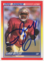LeRoy Butler Signed 1990 Score #619 (Schwartz) at PristineAuction.com