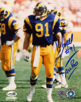 Kevin Greene Signed Rams 8x10 Photo Inscribed "All Pro" (JSA) at PristineAuction.com
