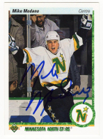 Mike Modano Signed 1990-91 Upper Deck #46 RC (Schwartz) at PristineAuction.com