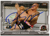 Dustin Poirier Signed 2014 Topps UFC Champions #75 (Schwartz) at PristineAuction.com