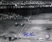 Bobby Thomson Signed Giants "Shot Heard Around World" 8x10 Photo (JSA) at PristineAuction.com