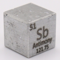 6.697 Grams .999 Fine Antimony Cube at PristineAuction.com