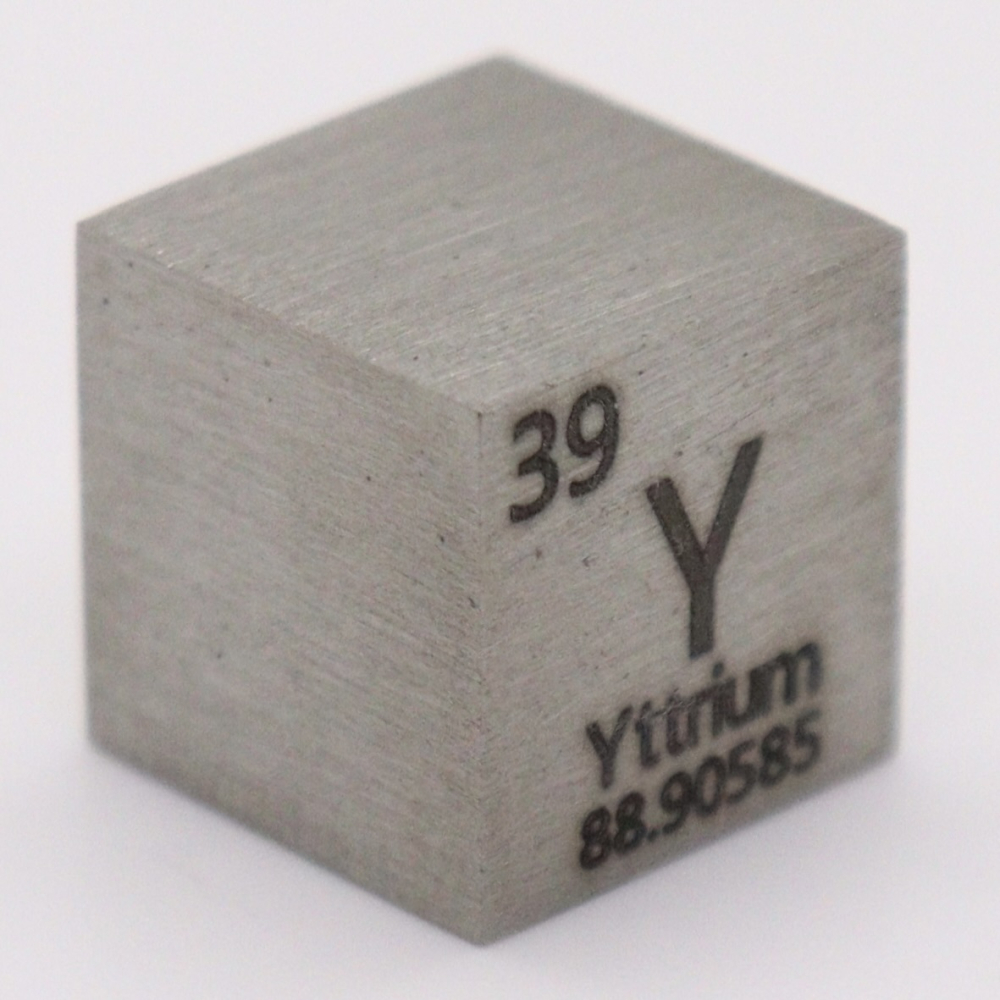4.472 Grams .999 Fine Yttrium Cube at PristineAuction.com