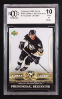 Sidney Crosby 2005-06 Upper Deck Phenomenal Beginnings #11 RC (BCCG 10) at PristineAuction.com