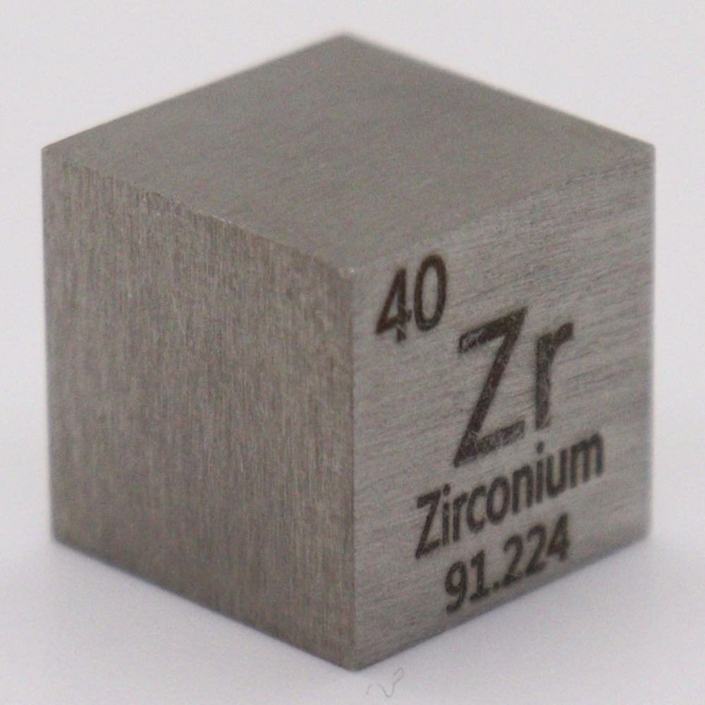 6.52 Grams .994 Fine Zirconium Cube at PristineAuction.com