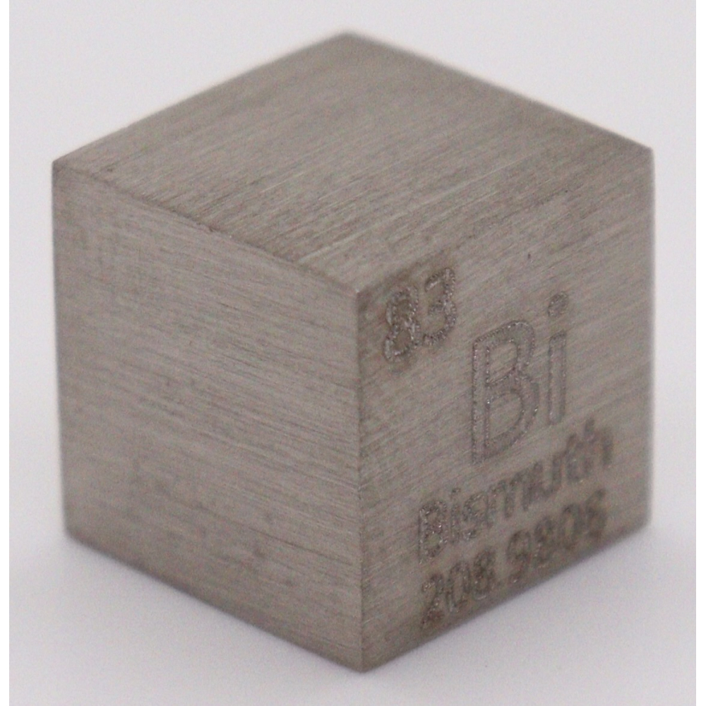 9.8 Grams .9999 Fine Bismuth Cube at PristineAuction.com