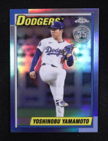 Yoshinobu Yamamoto 2025 Topps Chrome Update '90 Topps #90CU14 at PristineAuction.com