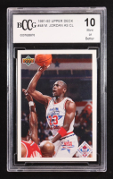 Michael Jordan 1991-92 Upper Deck Checklist #48 (BCCG 10) at PristineAuction.com