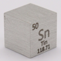 7.31 Grams .9999 Fine Tin Cube at PristineAuction.com