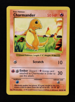Charmander 1999 Pokemon Base Shadowless #46 at PristineAuction.com