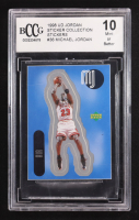 Michael Jordan 1998 Upper Deck Sticker Collection Stickers #36 (BCCG 10) at PristineAuction.com