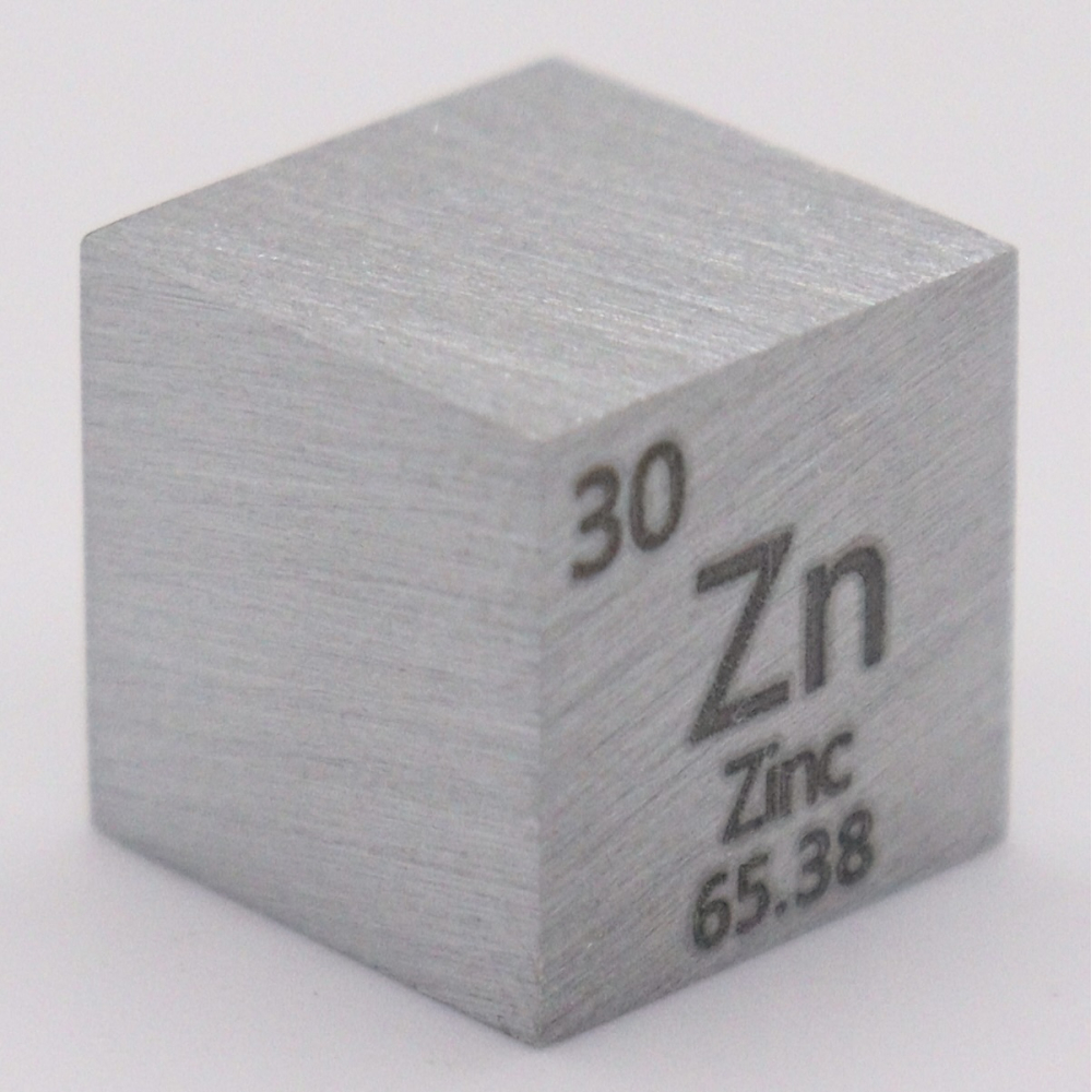 7.14 Grams .99995 Fine Zinc Cube at PristineAuction.com