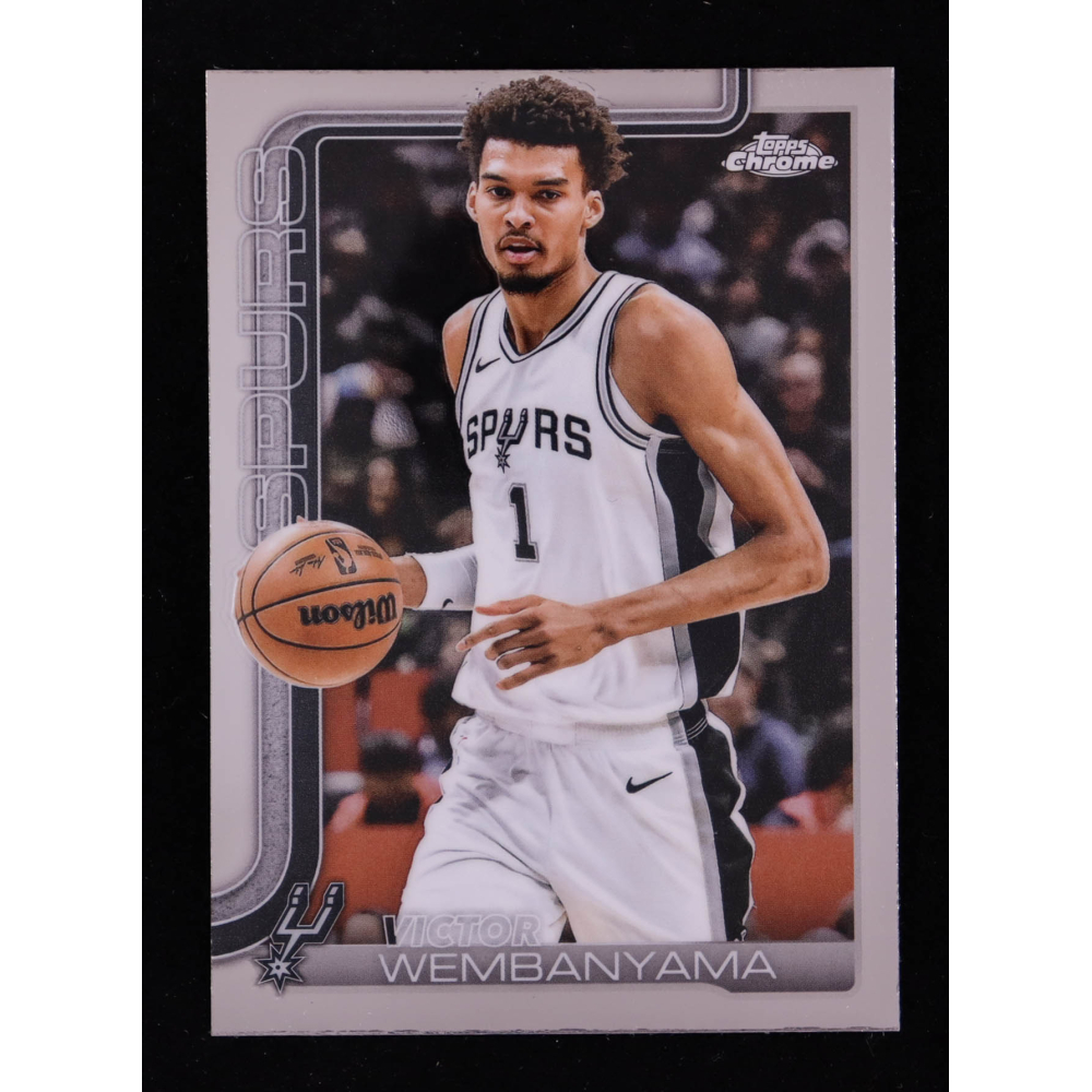 Victor Wembanyama 2025-26 Topps Chrome #221 at PristineAuction.com