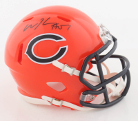 Olin Kreutz Signed Bears 2022 Alternate Speed Mini Helmet (Schwartz) at PristineAuction.com