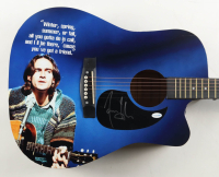 James Taylor Signed Custom Wrapped Acoustic Guitar (ACOA) at PristineAuction.com