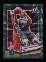 Anthony Edwards 2023-24 Donruss Holo Green Laser #137 at PristineAuction.com