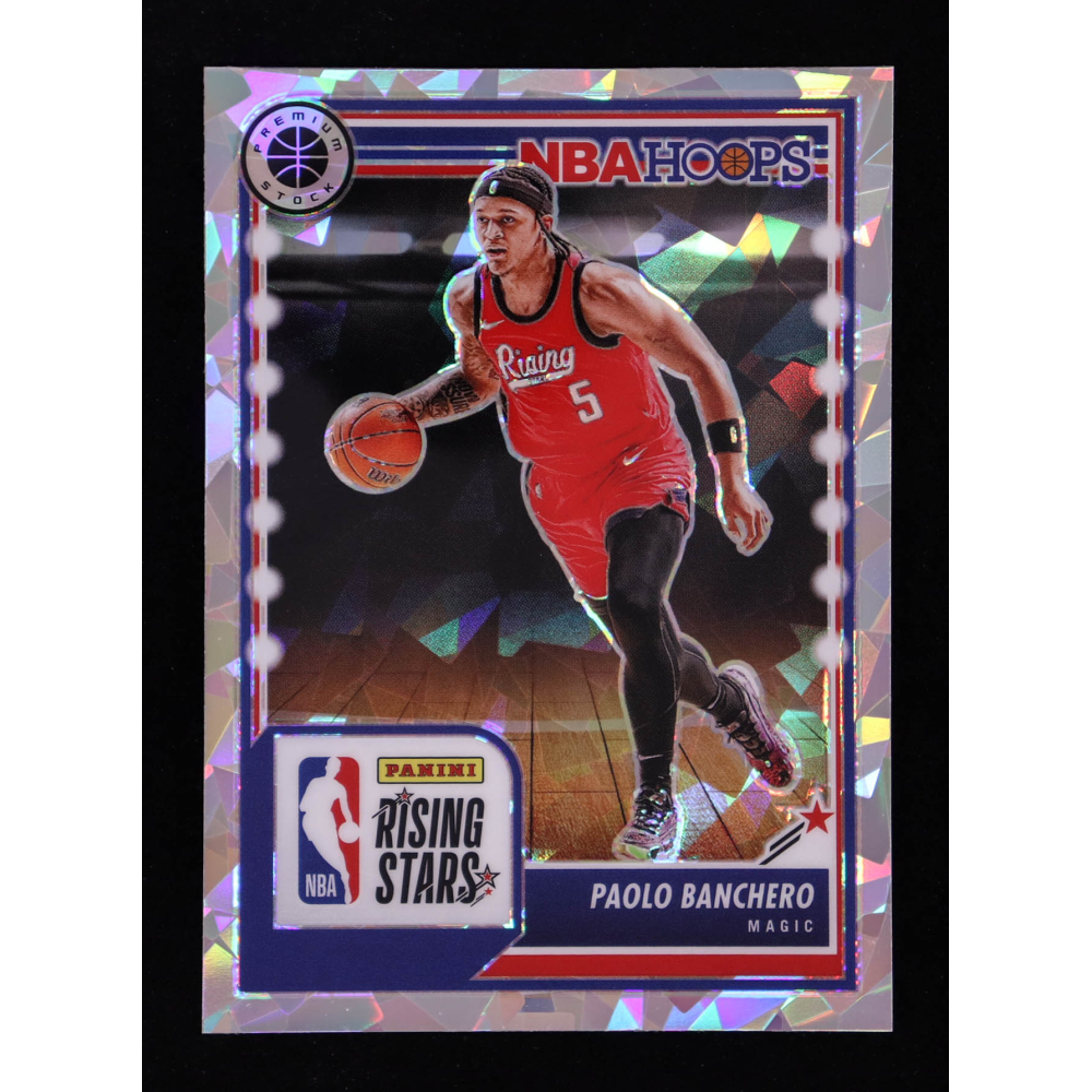Paolo Banchero 2023-24 Hoops Premium Stock Ice Prizm #295 at PristineAuction.com