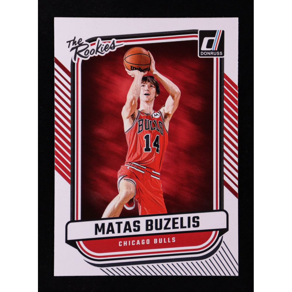 Matas Buzelis 2024-25 Donruss The Rookies #1 RC at PristineAuction.com