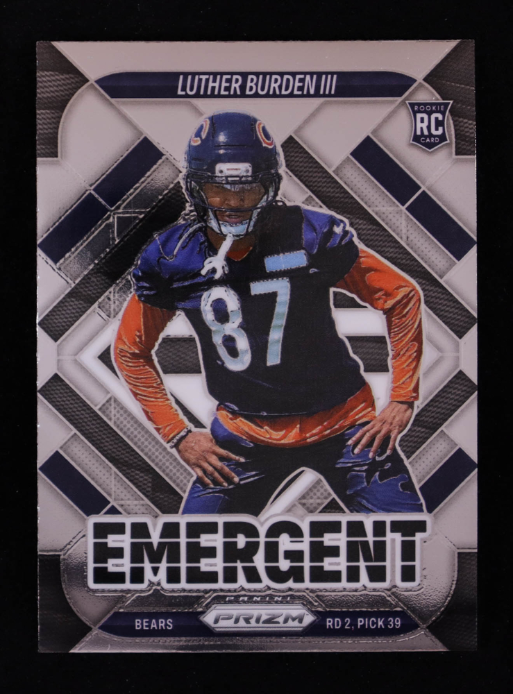 Luther Burden III 2025 Panini Prizm Emergent #19 RC
