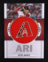 Ketel Marte 2023 Topps Team Logo Commemorative Patch #TLPKM at PristineAuction.com