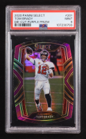 Tom Brady 2020 Panini Select Club Level Die-Cut Purple Prizm #201 (PSA 9) at PristineAuction.com