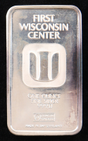 "First Wisconsin Center" 1oz .999 Fine Silver Bullion Bar at PristineAuction.com
