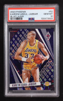 Kareem Abdul-Jabbar 2023 Panini Phoenix Blue Lazer #52 #090/275 (PSA 10) at PristineAuction.com
