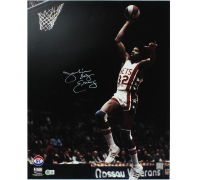 Julius Erving Signed 76ers 16x20 Photo Inscribed "Dr. J" (Beckett) at PristineAuction.com