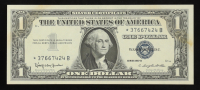 1957-B U.S. $1 Silver Certificate "Star" Note, Blue Seal - Fr. 1621* (*B Block) Signed: Granahan / Dillon at PristineAuction.com