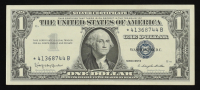 1957-B U.S. $1 Silver Certificate "Star" Note, Blue Seal - Fr. 1621* (*B Block) Signed: Granahan / Dillon at PristineAuction.com