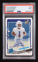 Josh Downs 2023 Panini Donruss Autograph Rated Rookie #345 RC (PSA 9) at PristineAuction.com