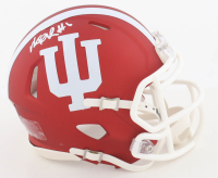 Mikail Kamara Signed Indiana Hoosiers Speed Mini Helmet (Schwartz) at PristineAuction.com