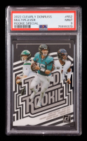 Trevor Lawrence / Zach Wilson / Justin Fields 2022 Clearly Donruss Multiplayer Rookie Special Rated Rookie #RS-2 (PSA 9) at PristineAuction.com