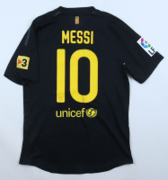 Lionel Messi Match Issued 2011-12 FC Barcelona Nike Authentic Jersey (MEARS) at PristineAuction.com