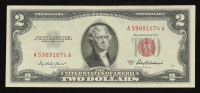 1953-A U.S. $2 Legal Tender Note, Red Seal - Fr. 1510 (AA Block) Signed: Priest / Anderson at PristineAuction.com